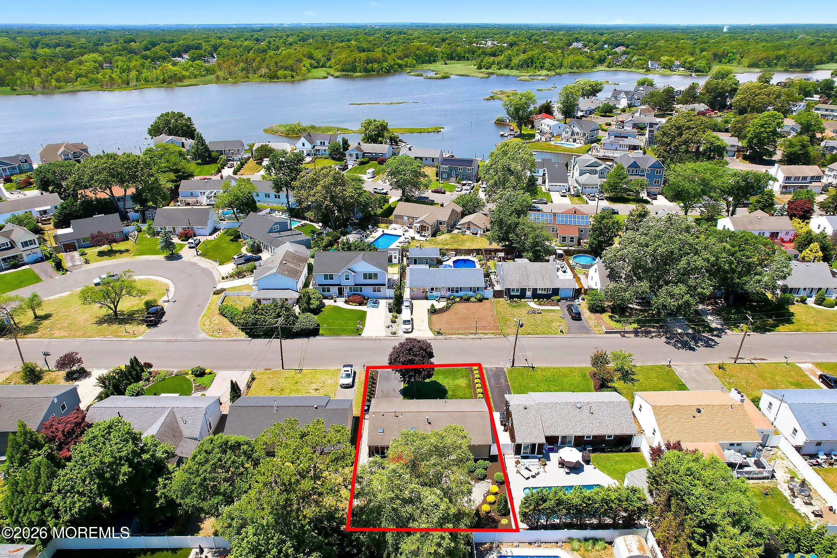 1516 Treeneedle Road Point Pleasant, NJ 08742 - Photo 28 of 35 38-Rear Aerial OUTLINE