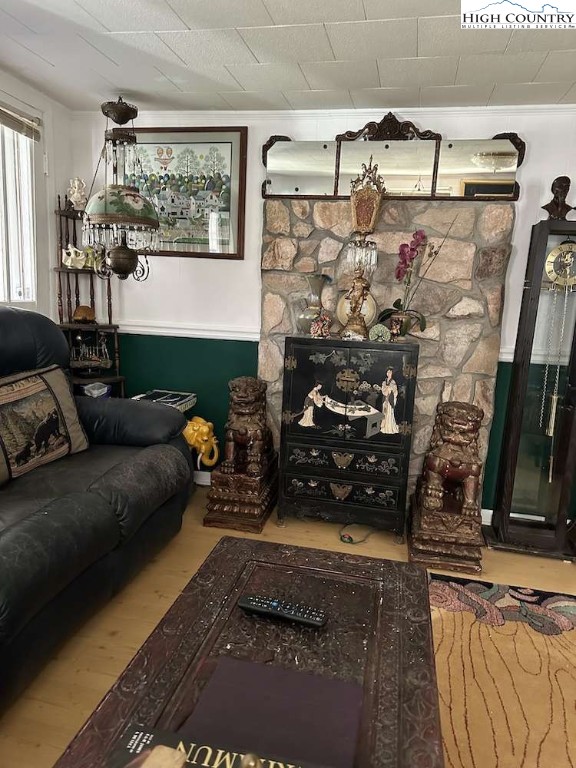 333 Mt Zion Road Deep Gap, NC 28618 - Photo 15 of 25 a living room with furniture and a fireplace