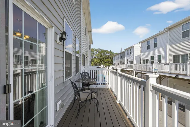 a view of a pathway of a building