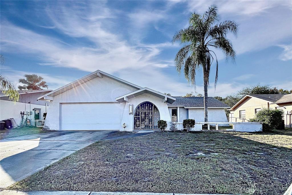 8023 Buttonball Lane Port Richey, FL 34668 - Photo 1 of 1 a house view with a garden space