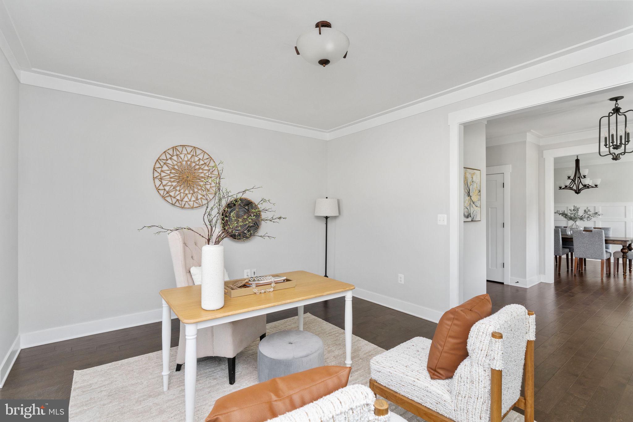 115 Saddle Ridge Lane Fredericksburg, VA 22406 - Photo 17 of 100 a view of a workspace with furniture and wooden floor