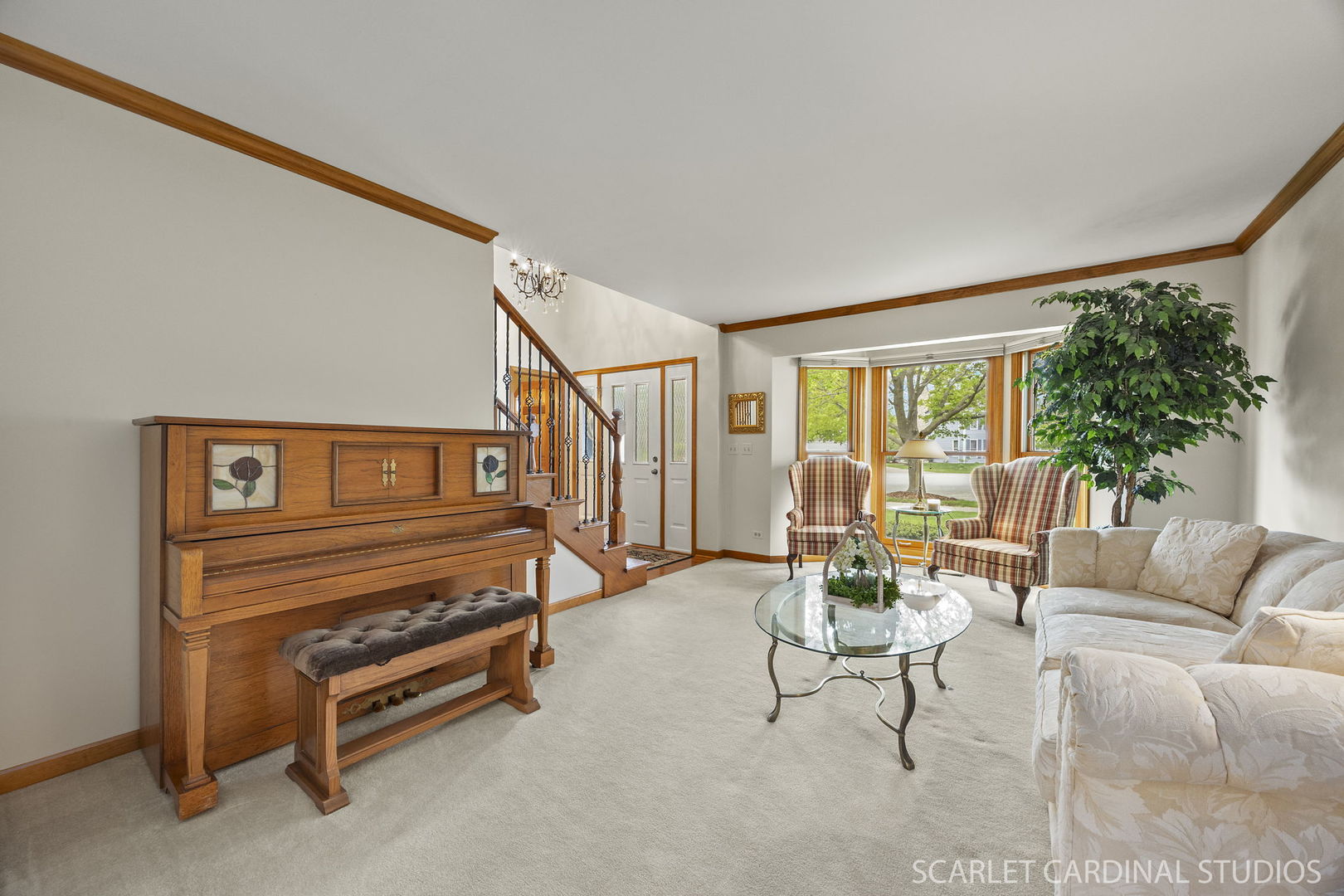 2565 Thornley Court Aurora, IL 60504 - Photo 14 of 59 a living room with furniture and a wooden floor
