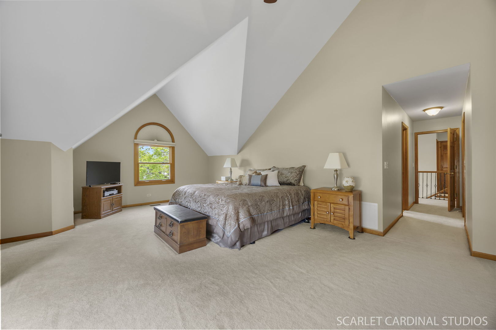 2565 Thornley Court Aurora, IL 60504 - Photo 19 of 59 a spacious bedroom with a bed and a large window