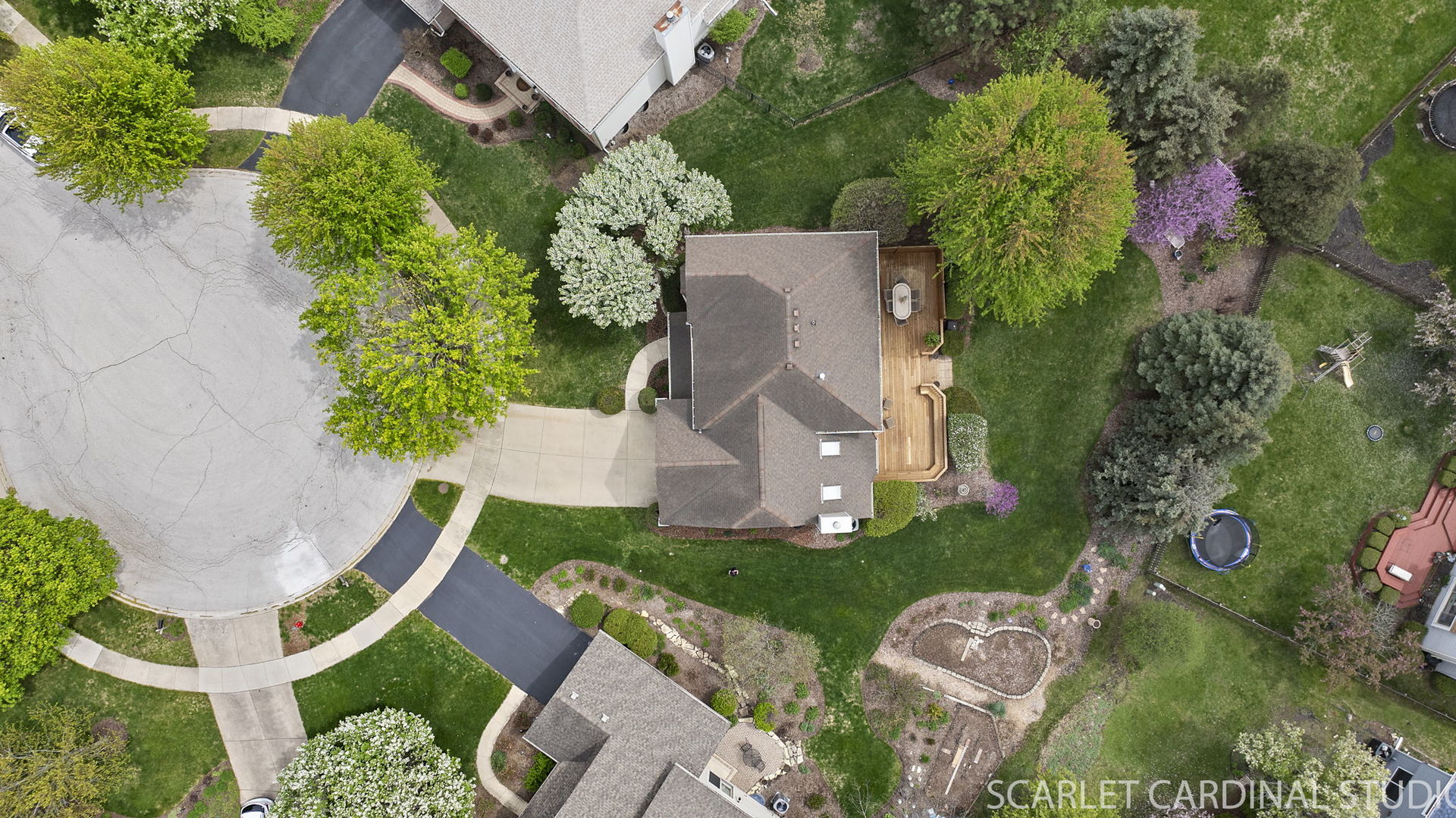 2565 Thornley Court Aurora, IL 60504 - Photo 40 of 59 an aerial view of a house