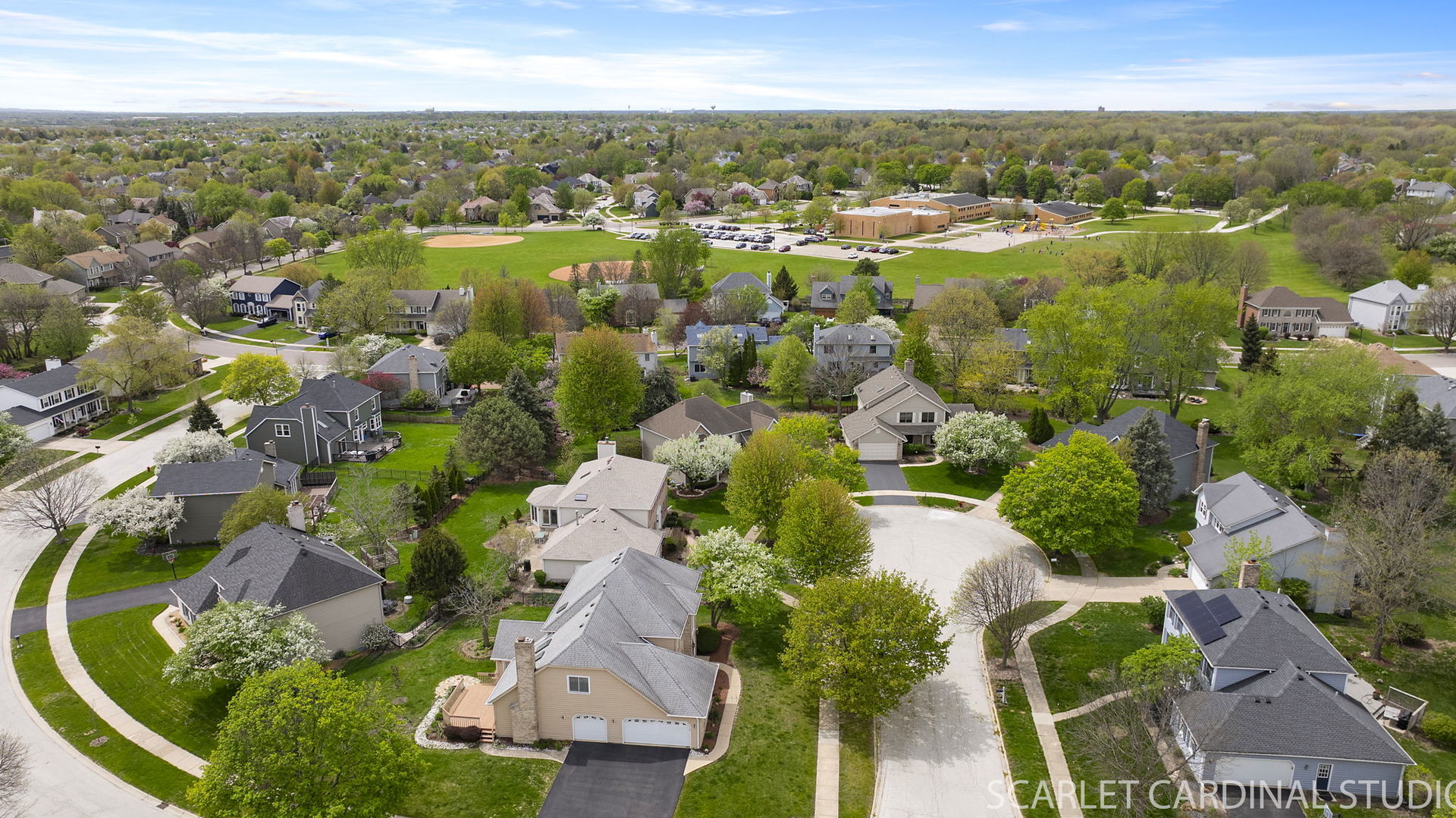 2565 Thornley Court Aurora, IL 60504 - Photo 43 of 59 an aerial view of multiple house