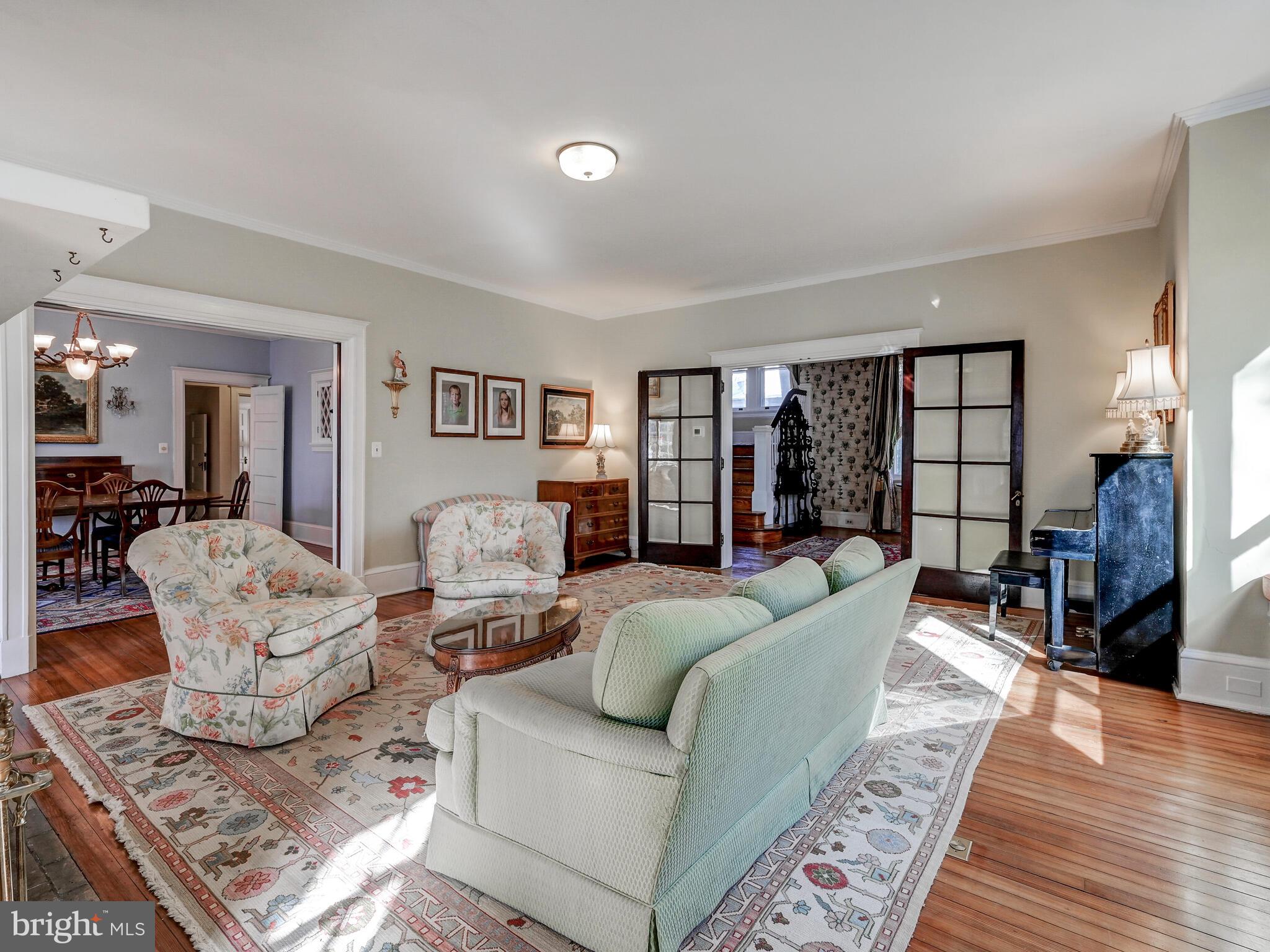 202 Edgevale Road Baltimore, MD 21210 - Photo 8 of 40 Original french and pocket doors