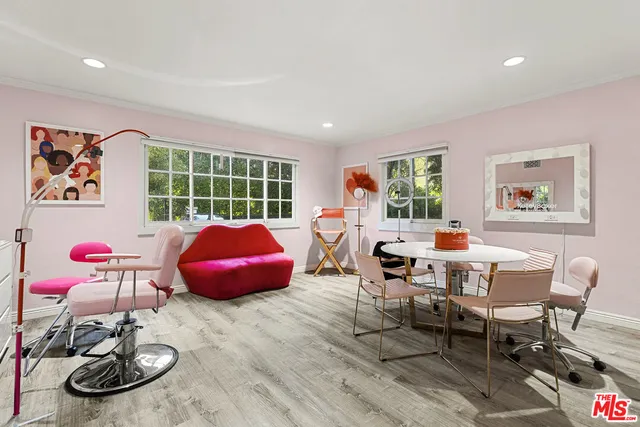 a room with furniture and window