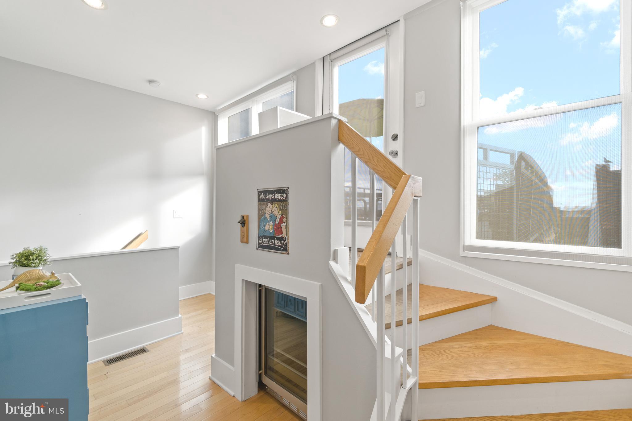 1806 Kalorama Road Northwest, Unit 4 Washington, DC 20009 - Photo 13 of 28 Wine fridge & access to private rooftop