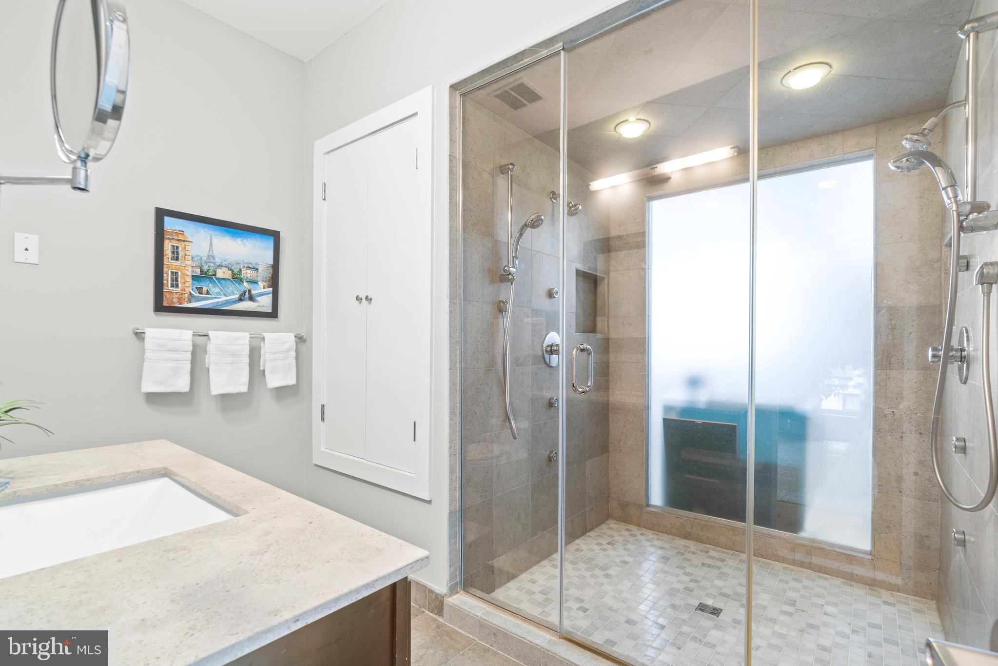 1806 Kalorama Road Northwest, Unit 4 Washington, DC 20009 - Photo 18 of 28 Huge glass shower