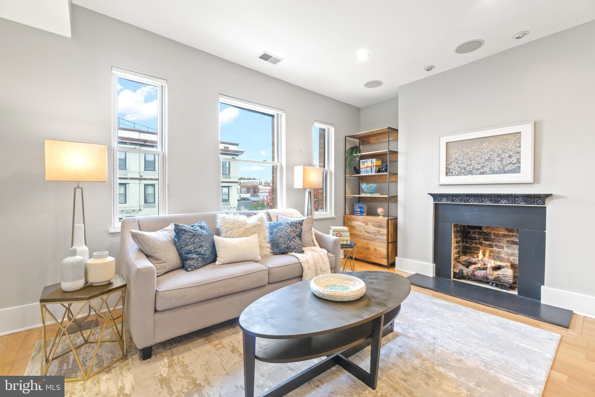 1806 Kalorama Road Northwest, Unit 4 Washington, DC 20009 - Photo 2 of 28 Wood-burning fireplace
