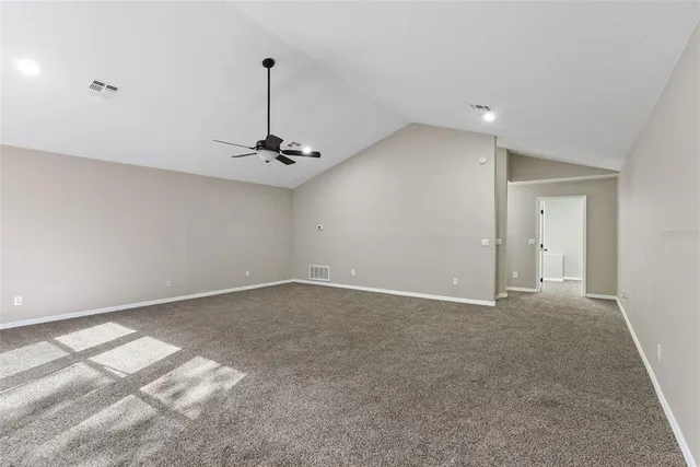 a view of a room with window