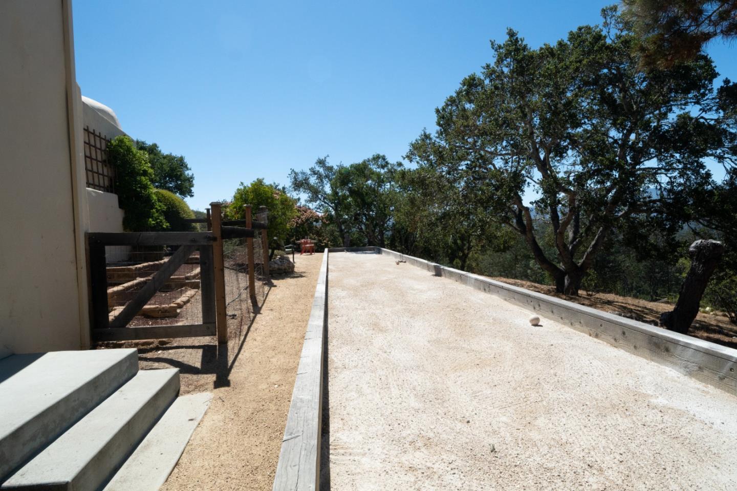 335 El Caminito Road Carmel Valley, CA 93924 - Photo 50 of 59 a view of balcony with wooden floor and fence