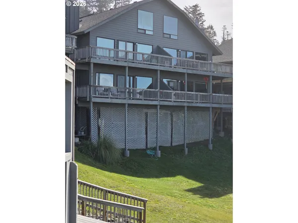 a view of a balcony