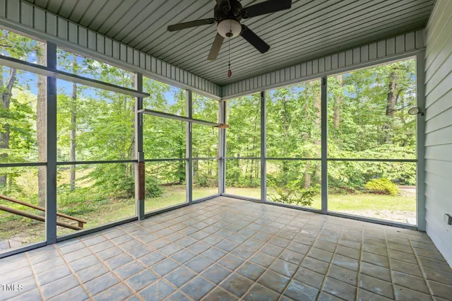 a view of outdoor space and green space