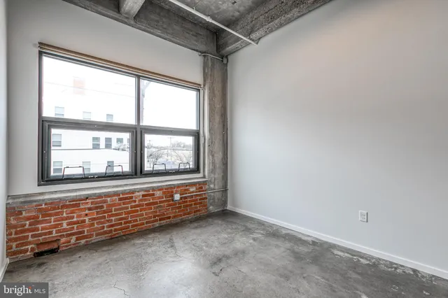 a view of a porch with window