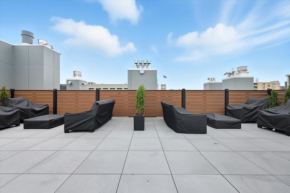 303 Madison Street, Unit 406 Hoboken, NJ 07030 - Photo 20 of 29 a view of terrace with seating space and barbeque oven