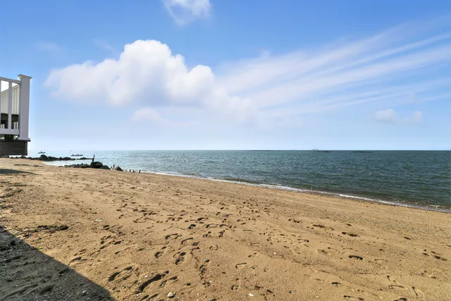 a view of ocean view with beach