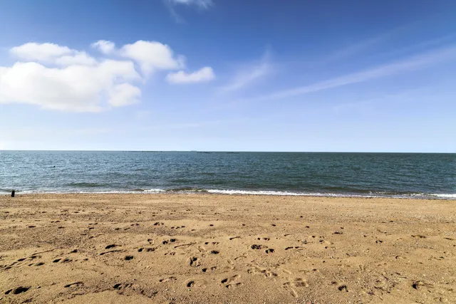 a view of ocean view with beach