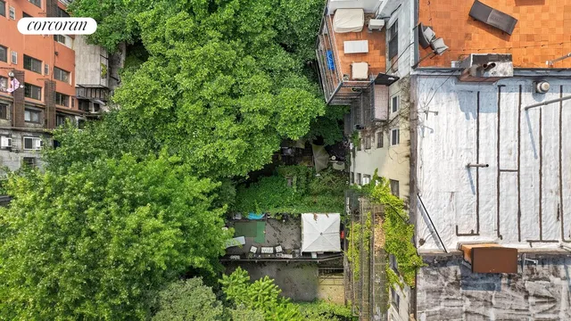 a view of a city with tall buildings
