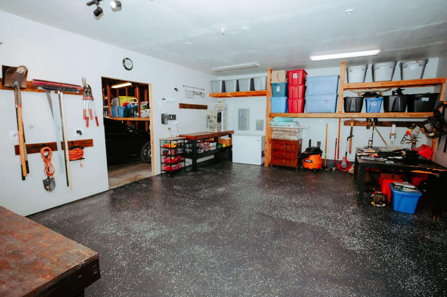 1325 Boole Road Applegate, CA 95703 - Photo 29 of 54 Very large garage with storage areas and shop space