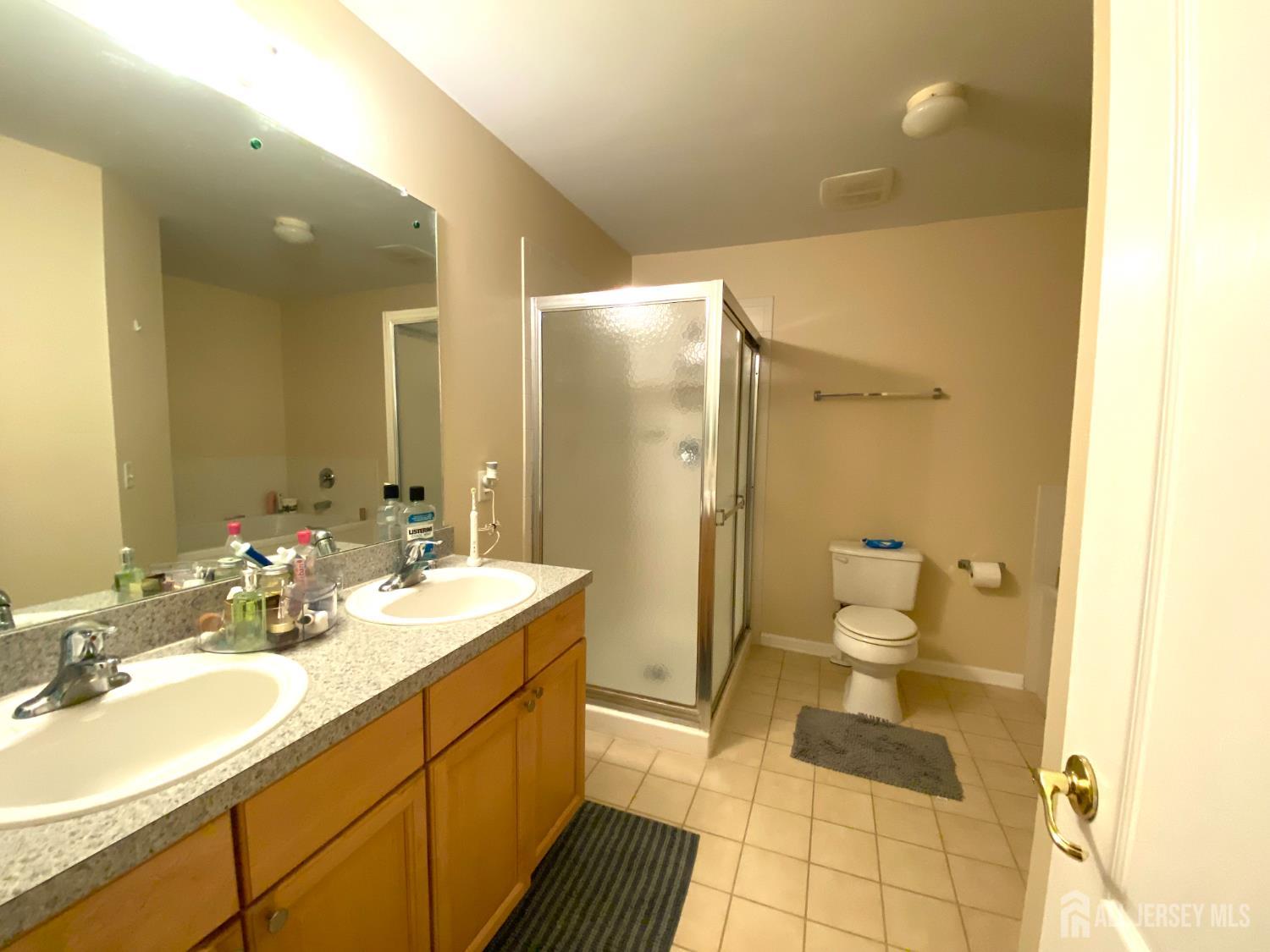 228 Hawthorne Road North Brunswick, NJ 08902 - Photo 12 of 23 a bathroom with a sink and a mirror