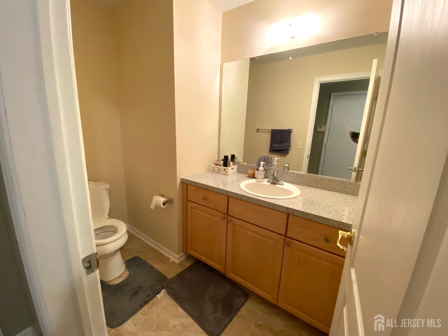 228 Hawthorne Road North Brunswick, NJ 08902 - Photo 20 of 23 a bathroom with a sink and a mirror