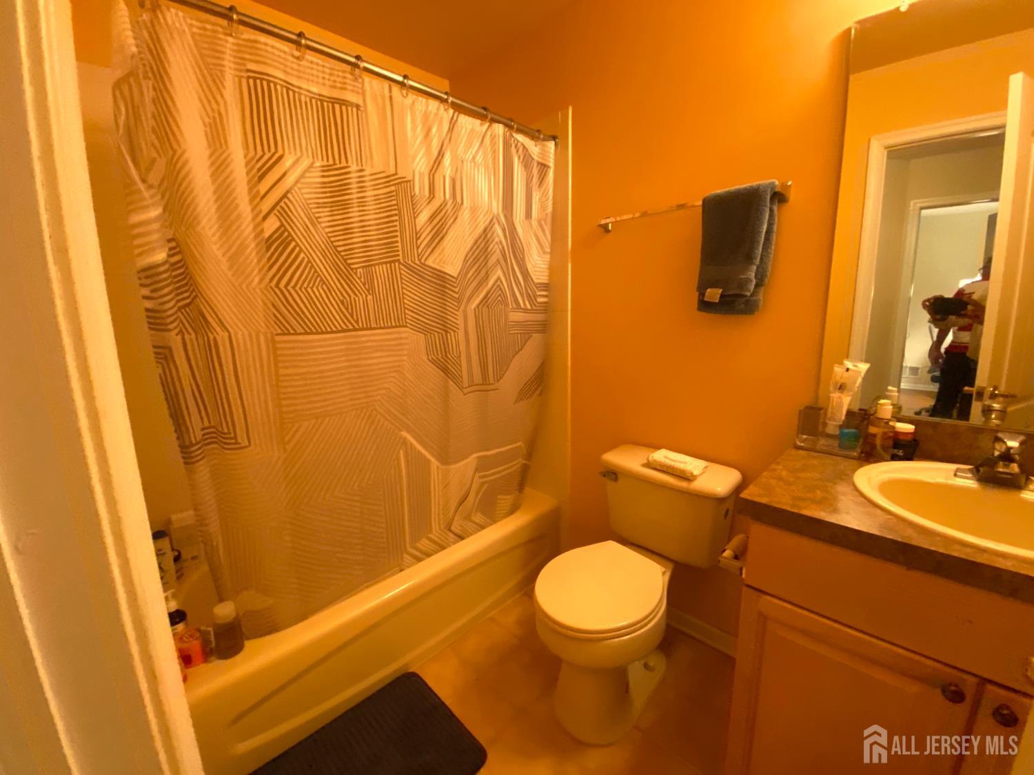 228 Hawthorne Road North Brunswick, NJ 08902 - Photo 21 of 23 a bathroom with a sink and a mirror