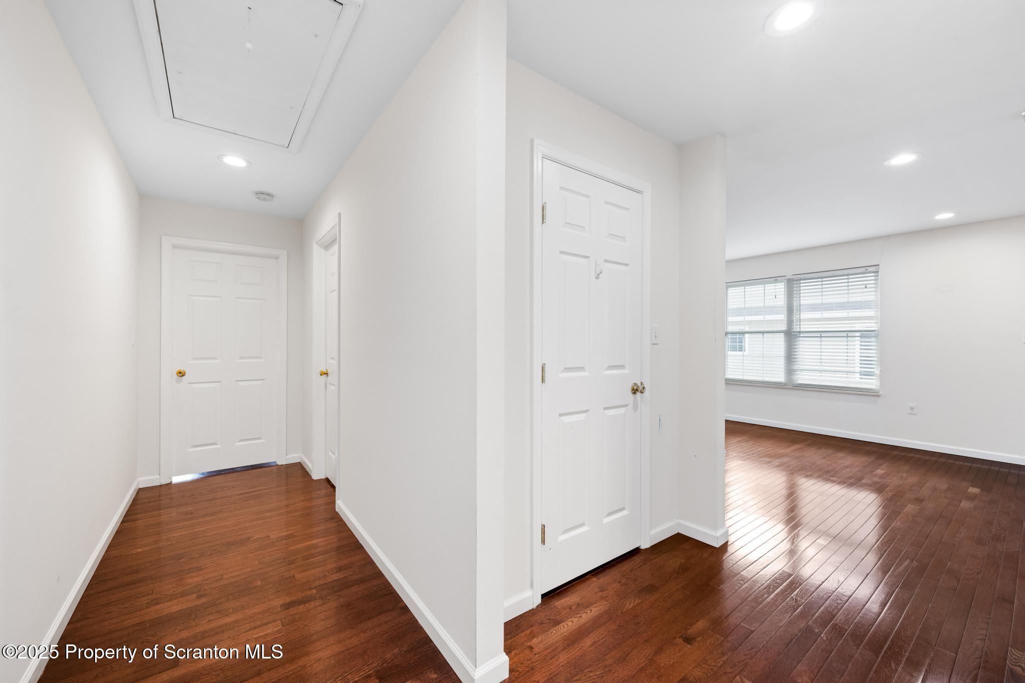 192 Shadow Wood Circle Archbald, PA 18403 - Photo 38 of 55 a view of hallway with wooden floor