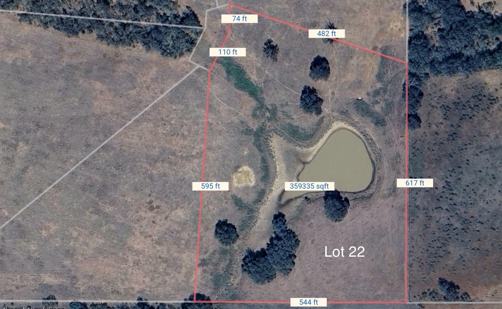 957 Johnson Farms Road Harwood, TX 78632 - Photo 14 of 15 Map / location featuring property parcel outlined