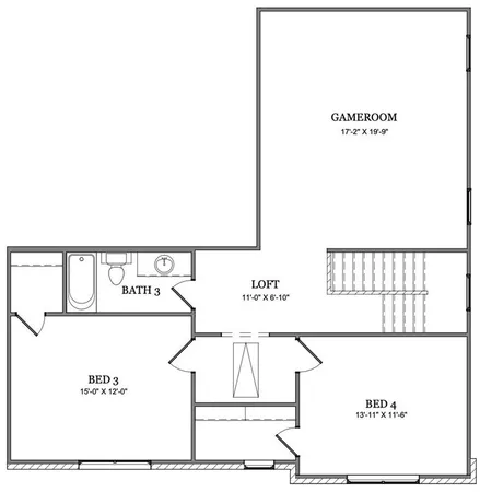a picture of a floor plan