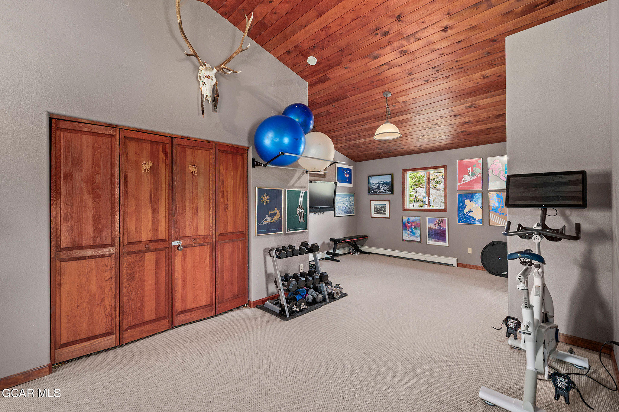 732 Gcr 8311/ Clayton Ranch Road Tabernash, CO 80478 - Photo 34 of 65 a view of a room with gym equipment