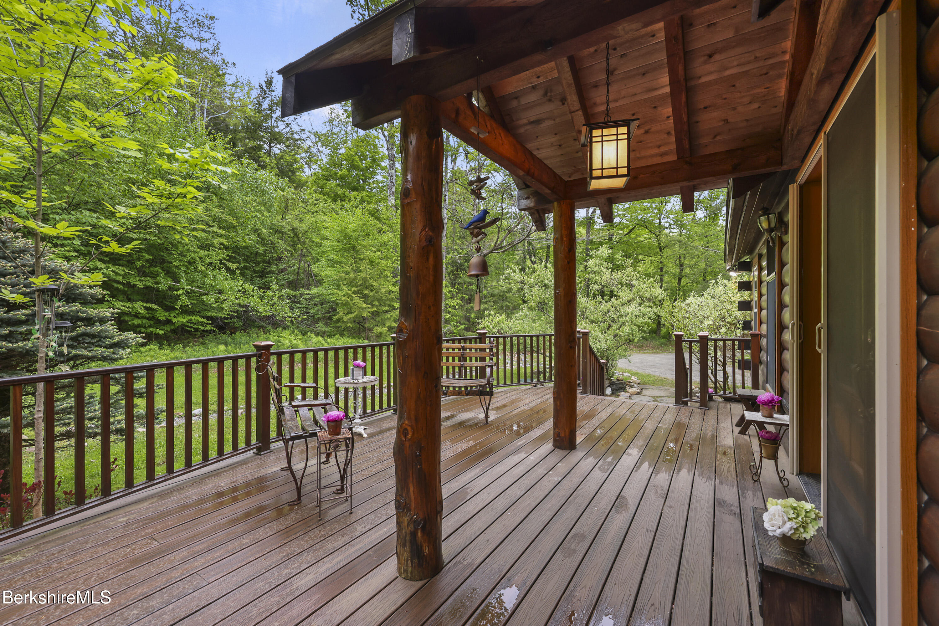 236 Surriner Road Becket, MA 01223 - Photo 7 of 45 a view of a balcony with wooden floor