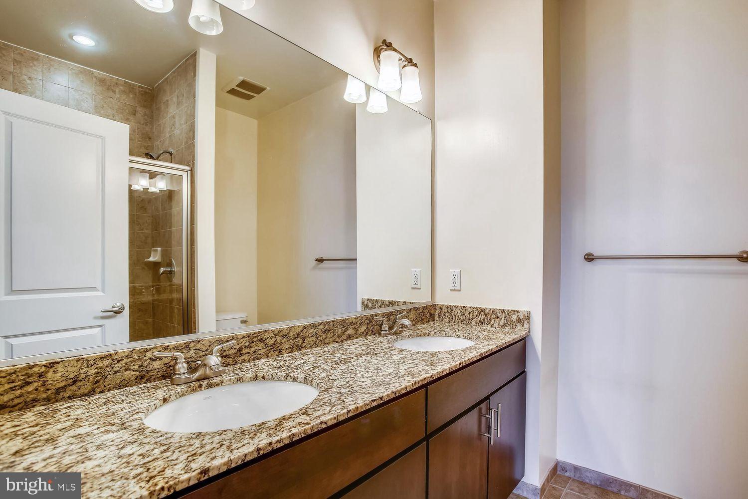 2526 Sheridan Road Southeast Washington, DC 20020 - Photo 15 of 24 Elegant dual-sink bathroom with modern finishes.