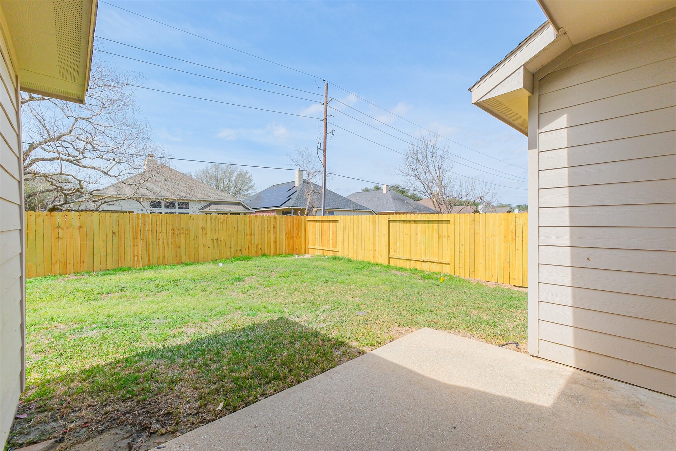 5811 Ranch Riata Court Katy, TX 77449 - Photo 31 of 35 Entire backyard fence JUST INSTALLED!