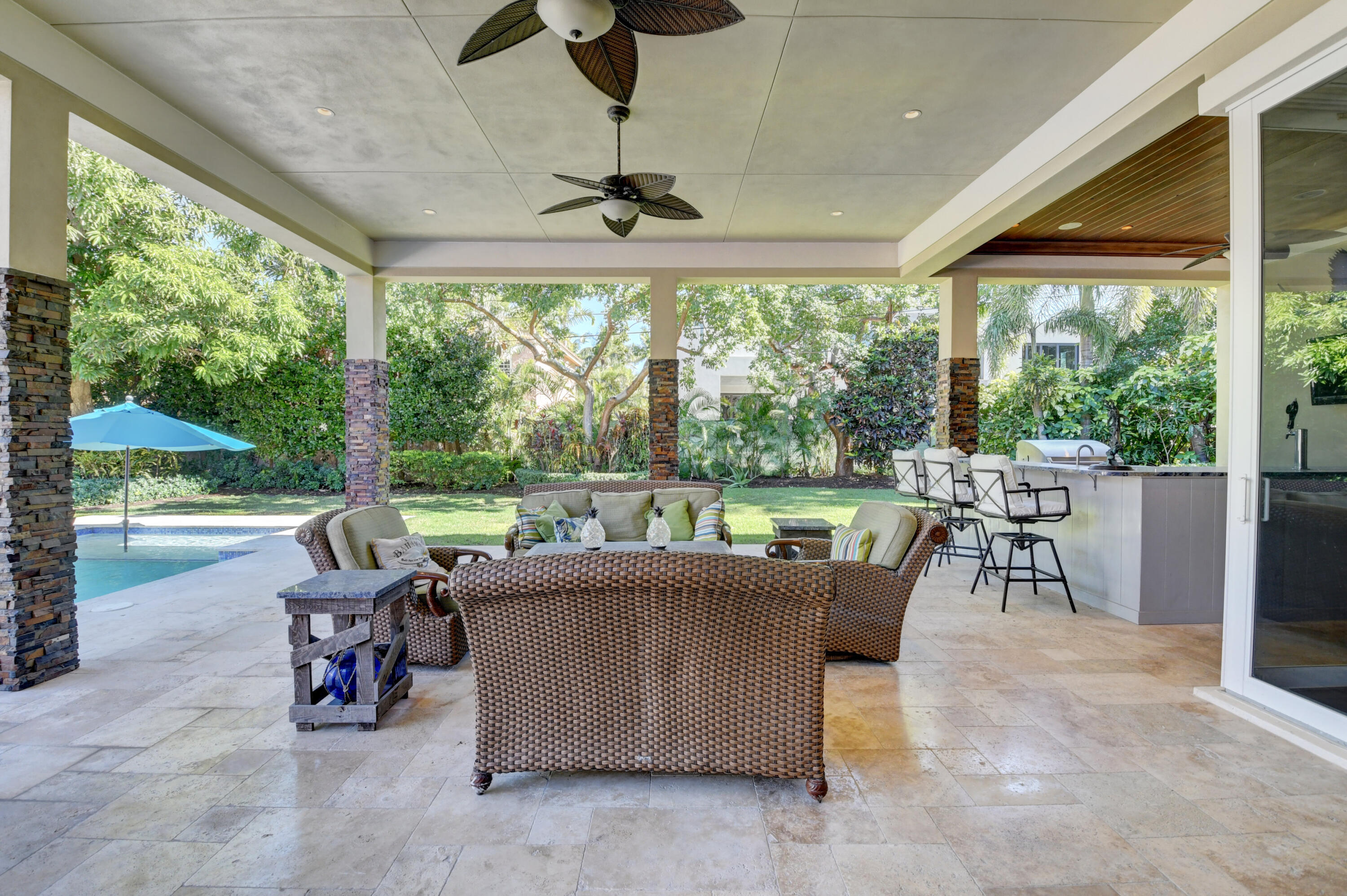 1130 Spanish River Road Boca Raton, FL 33432 - Photo 21 of 59 a view of a dining room with furniture window and outside view