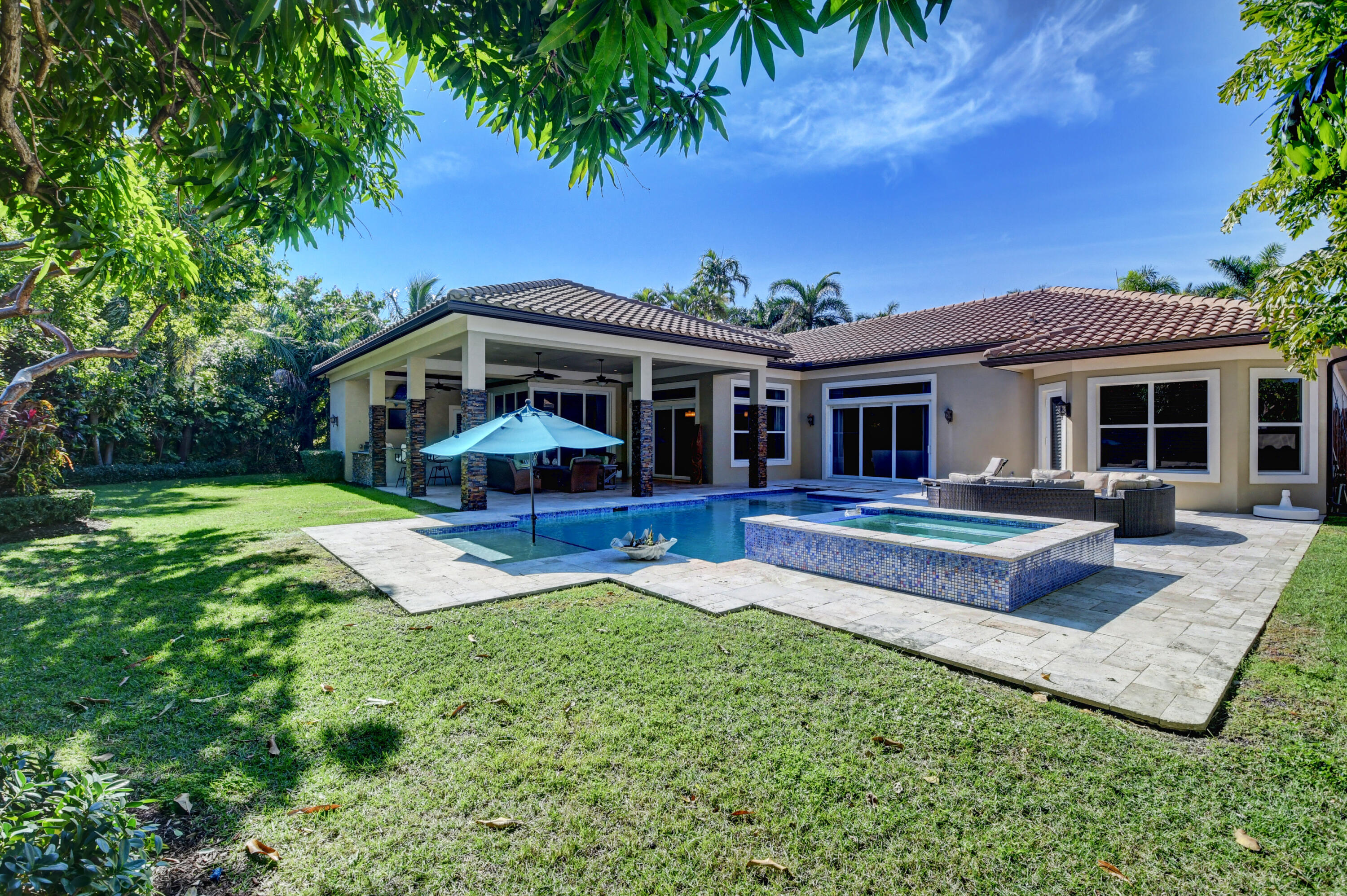 1130 Spanish River Road Boca Raton, FL 33432 - Photo 38 of 59 a view of a house with a yard balcony and sitting area