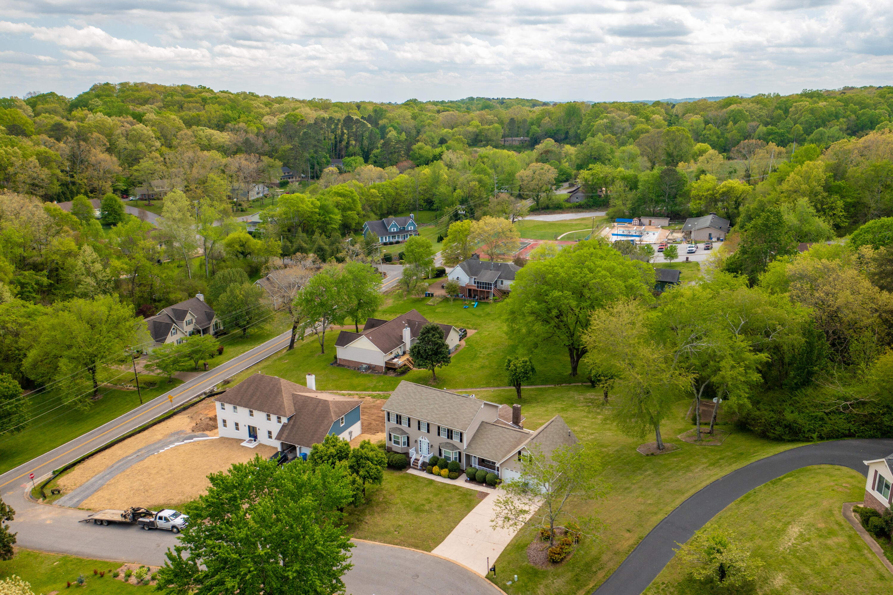 1703 Little Ridge Road Hixson, TN 37343 - Photo 4 of 53 Aerial View