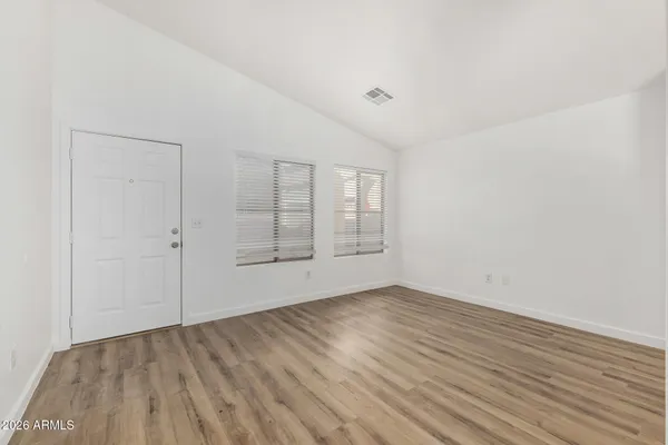 wooden floor in an empty room