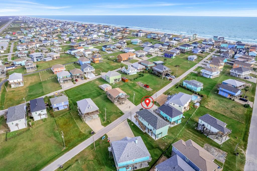 971 Tidelands Crystal Beach, TX 77650 - Photo 9 of 38 an aerial view of residential houses with outdoor space