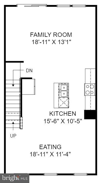 39 United Mews, Unit 544 Ranson, WV 25438 - Photo 86 of 87 Hastings- Main Level Floor Plan