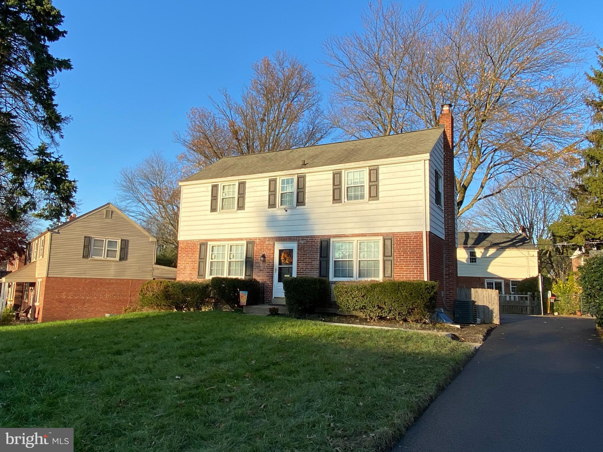 121 Heatherwood Road Havertown, PA 19083 - Photo 4 of 39 Front Exterior New Driveway