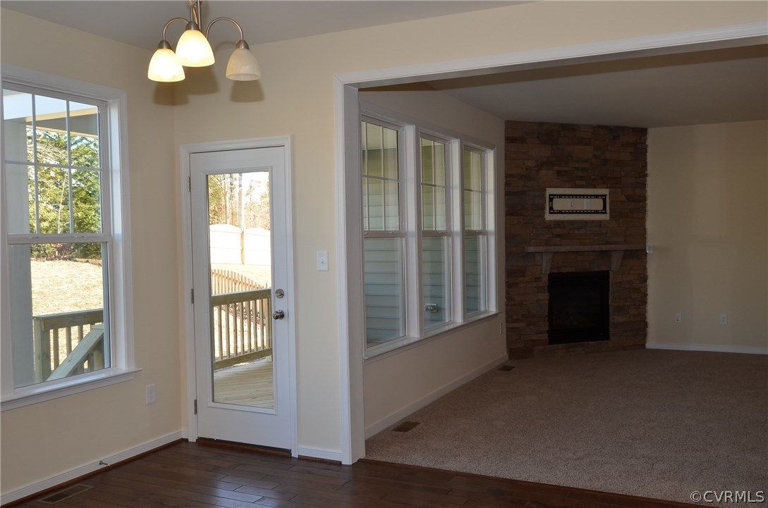 8607 Beyer Road Chesterfield, VA 23832 - Photo 13 of 28 Breakfast Nook - Photo is from the builders librar