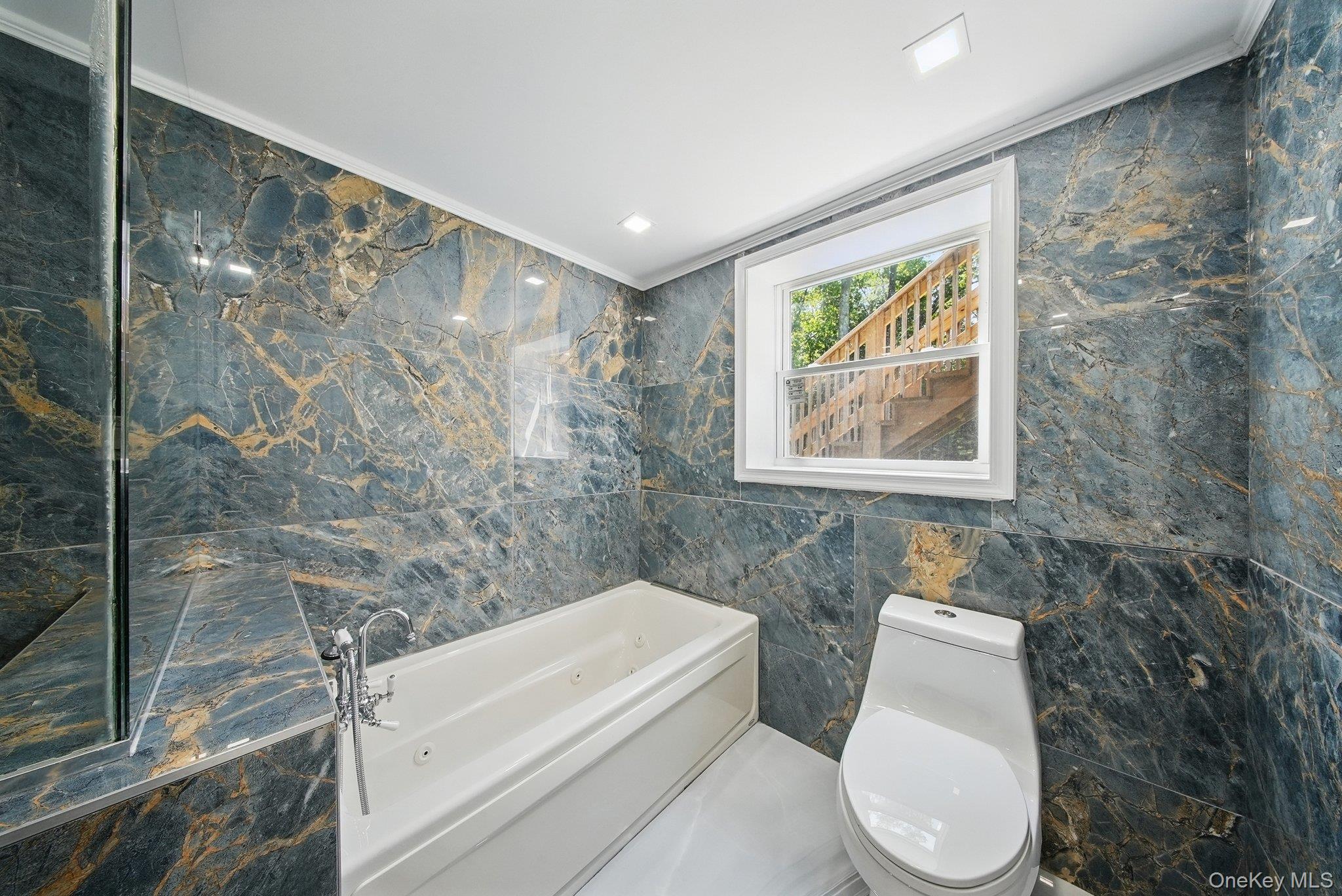 206 High Road Glen Spey, NY 12737 - Photo 14 of 42 a bathroom with a toilet a sink and bathtub