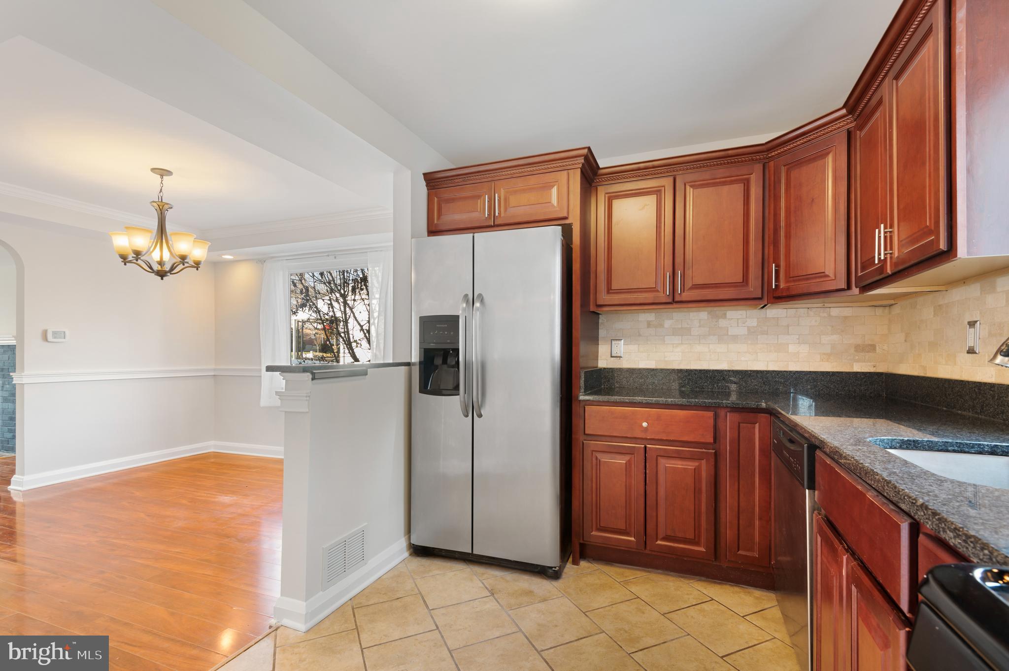 6503 Eastern Parkway Baltimore, MD 21214 - Photo 11 of 45 Kitchen Opens to Dining Room