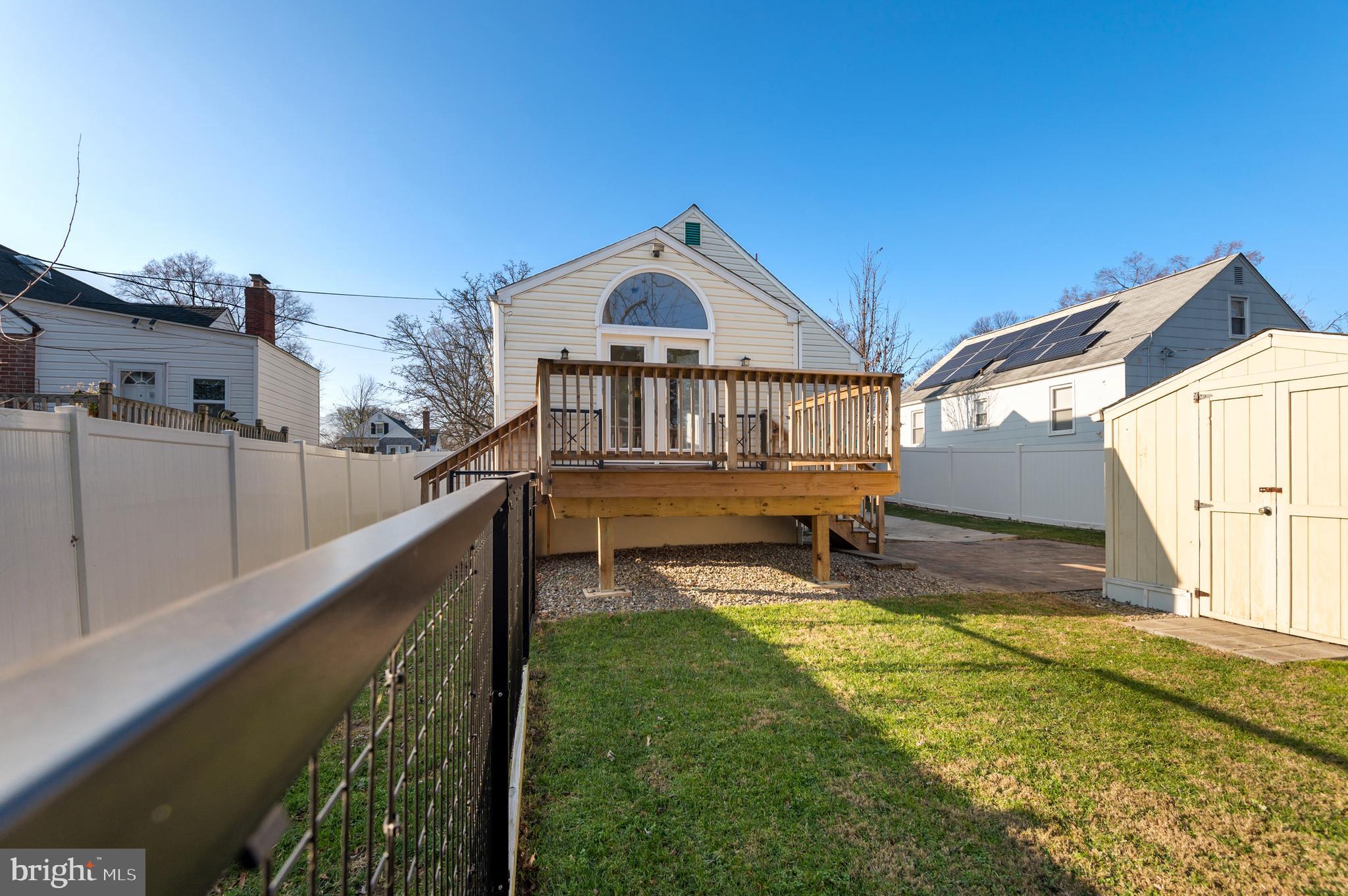 6503 Eastern Parkway Baltimore, MD 21214 - Photo 38 of 45 Back Yard and Deck, Shed