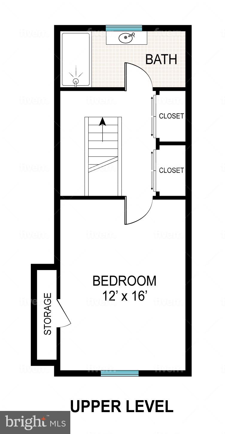 6503 Eastern Parkway Baltimore, MD 21214 - Photo 44 of 45 Upper Level Floor Plan