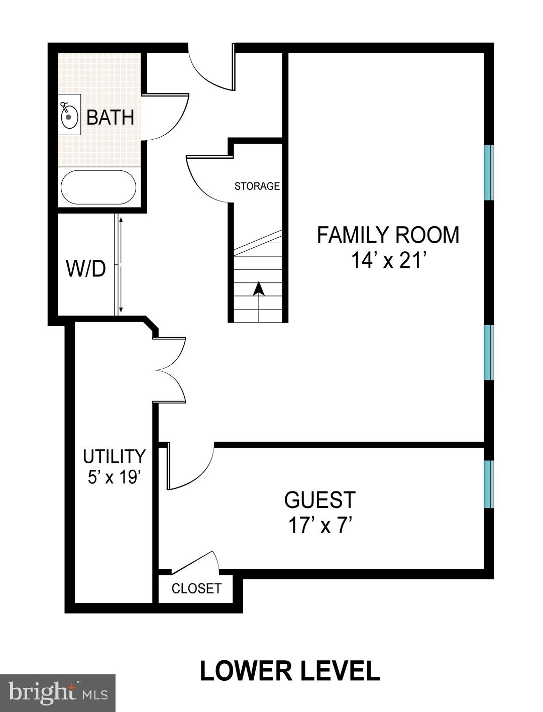 6503 Eastern Parkway Baltimore, MD 21214 - Photo 45 of 45 Lower Level Floor Plan