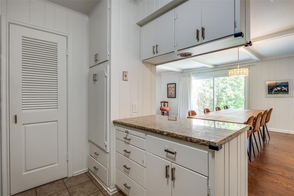 6131 Bandera Avenue, Unit A Dallas, TX 75225 - Photo 7 of 13 a dining hall with stainless steel appliances granite countertop a granite counter tops and a window