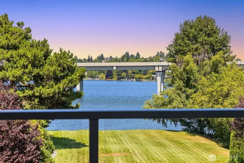a view of swimming pool from a balcony