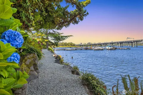a view of a small yard from a balcony